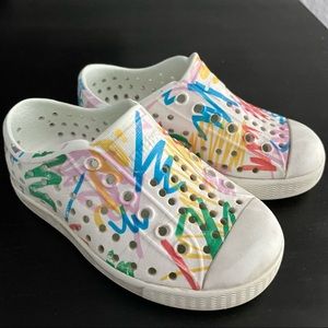 Native Shoes Jefferson Crayola Print Perforated Slip-On C6